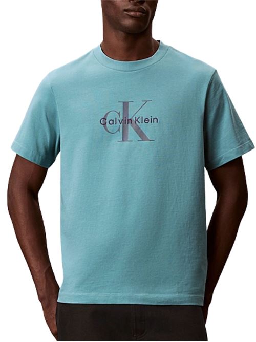 T-shirt con logo centrale Calvin Klein Jeans | LV04RB862G2IR